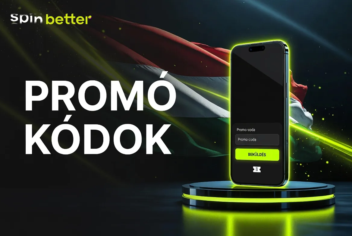 SpinBetter promo code mezője a magyar regisztrációs űrlapon